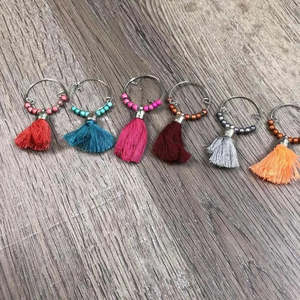 Wine Glass Charms: Wine Glass Charms - Tassels 2