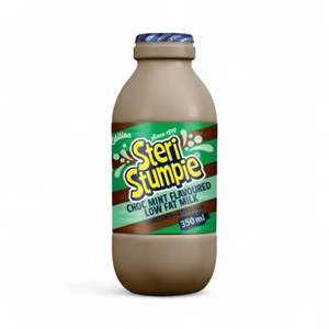 Cooldrinks: Steri Stumpie - Choc Mint Flavoured Low Fat Mlk (350ml)