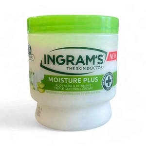Bath Body: Ingrams Camphor Cream Moisture Aloe Vera & Vitamin E - 450ml