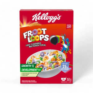 Cereal: Kellogg's Fruit Loops - 350g