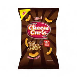 Willards Cheese Curls Chilli Biltong 90g