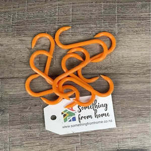 Make Your Own Biltong: Biltong Hooks Plastic - Pack of 10 - Orange