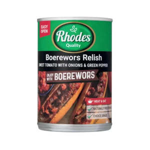 Rhodes Quality Boerewors Relish 410g