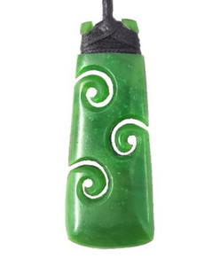 Triple Koru Toki Pendant SomethingKiwi