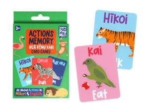Products: Memory Game Te Reo Actions 40 Cards SomethingKiwi