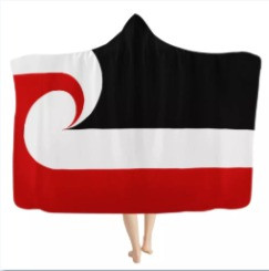 Products: Tino Rangatiratanga Blanket Hoody SomethingKiwi