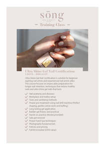 Ultra shine gel nail certificate
