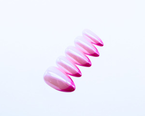 Dragon Fruit Glazed Press-On Nails