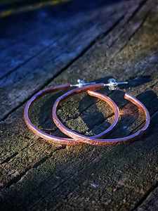 Earrings: Earthsong Large Hoop Earrings