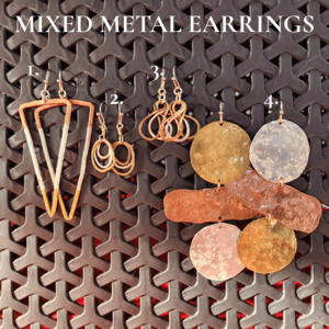 Earrings: Mixed Metal WILD SALE Earrings
