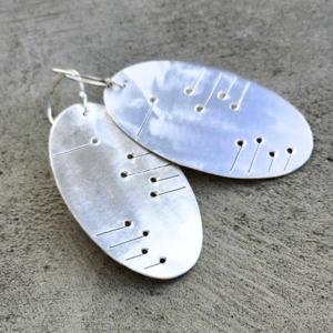 All Jewellery: Matariki Star Map Earrings Large