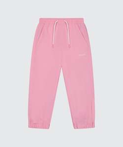 Track Pants: Nylon Sports Pants - Pink