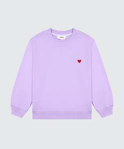 Sweatshirts: HEART CREWNECK
