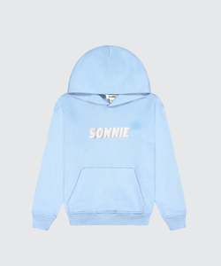 Puff Print Hoodie - Baby Blue