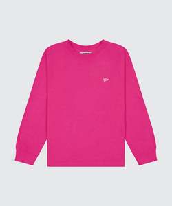 Tops: Marlo Flag LS Tee - Hot Pink