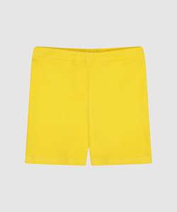 Orla Ribbed Bike Shorts - Sunflower