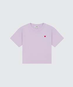 T Shirts: HEART TEE - VIOLET