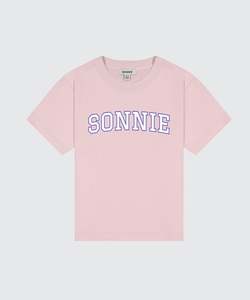 VARSITY TEE - DUSTY PINK