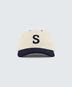 S CAP - CREAM/INK