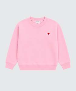 New Arrivals: Heart Crewneck - Baby Pink
