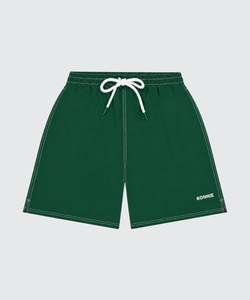 Nylon Sports Shorts - Varsity Green