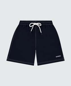Nylon Sports Shorts - Ink / Contrast Stitching