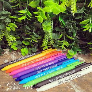 Products: Rainbow Cuss Pens – Sooo me