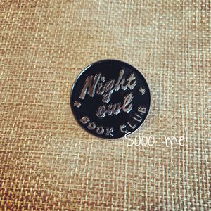 Products: Enamel Pin – Night Owl Book Club – Sooo me