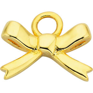 Bow Pendant - Gold