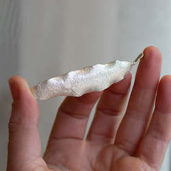 Rewarewa Leaf Brooch - Sterling Silver