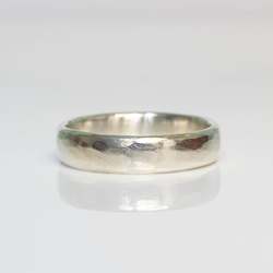 Wedding: Subtle Band - Medium - Sterling Silver