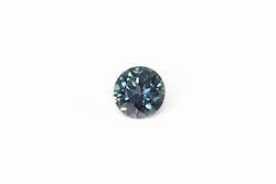 6mm 1.05 carat Round-Cut Teal Sapphire