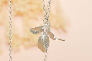 Botanical Collection: Waimea Leaf Pendant - Sterling Silver