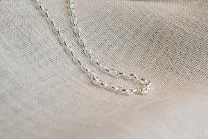 Sale: Oval Belcher Chain - Medium - Sterling Silver