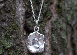 Sale: Water Drop Necklace - Plain - Sterling Silver