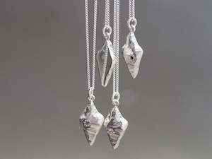 Sale: Star Pendant - Silver with Sapphire