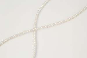 Pearl Necklaces: Micro Pearl Necklace - White