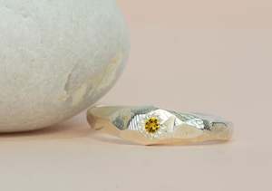November: Hestia Ring - Sterling Silver with Citrine