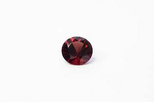 January: 8mm 2.08 carat Round-Cut Red Garnet