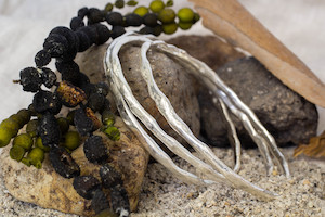 Bracelets: Ripple Bangle - Sterling Silver