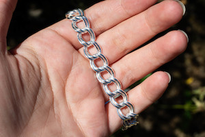 New Arrivals: Double Curb Bracelet Chain - Sterling Silver