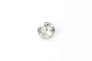 Diamond: 5.5mm, 0.7ct, Round-Cut, Salt and Pepper