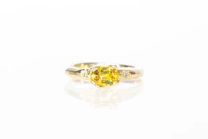 Engagement Rings: Argus Ring - 9ct Yellow Gold with Yellow Sapphire