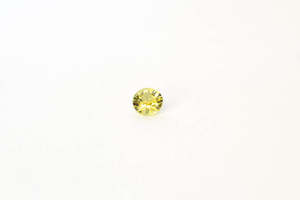 4.5mm Sapphire: 0.45ct Round - Yellow