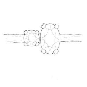 Settings: Duo Ring - Made to Order