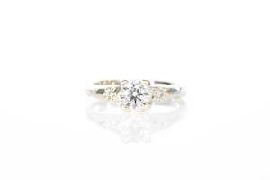 Mira Ring - 9ct White Gold with 0.61ct Lab Diamond