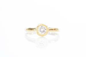 Pelagus Ring - 18ct Yellow Gold with Lab-Grown Diamond