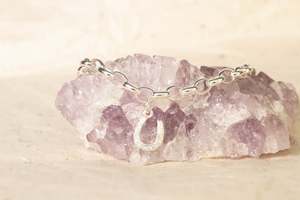 Horseshoe Charm Bracelet - Sterling Silver