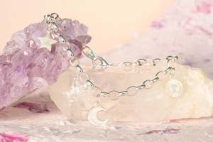 Celestial Charm Bracelet - Sterling Silver