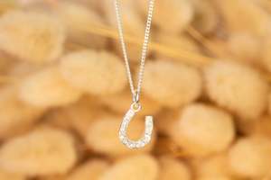 Horseshoe Pendant - Sterling Silver